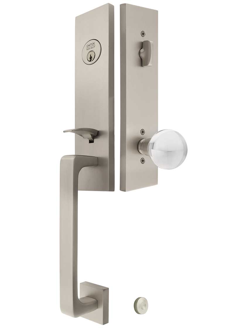 Davos Entry Door Set with Choice of Interior Knob or Lever